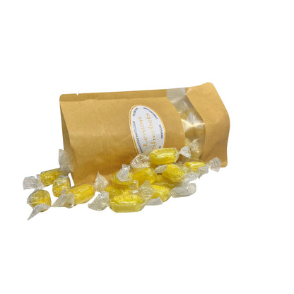 250g Pouch of Individually Stockleys Wrapped Sherbet Lemon Sweets
